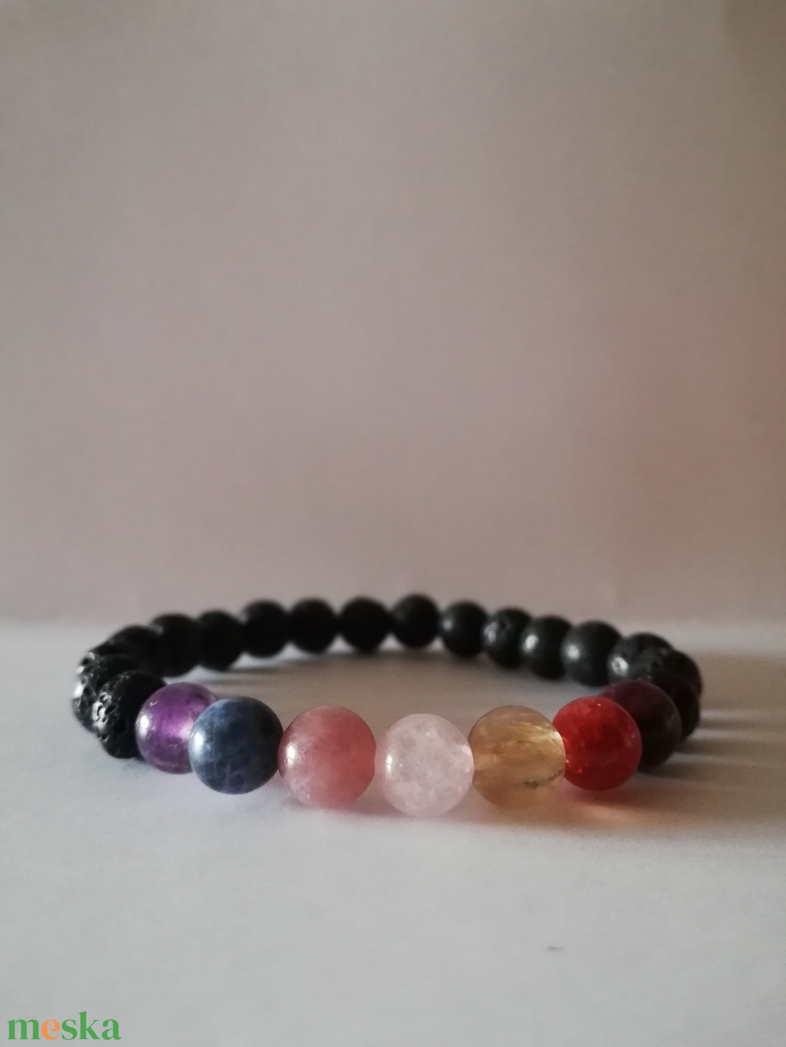 Chakra karkötő - ékszer - karkötő - gyöngyös karkötő - Meska.hu Chakra karkötő - ékszer - karkötő - gyöngyös karkötő - Meska.hu