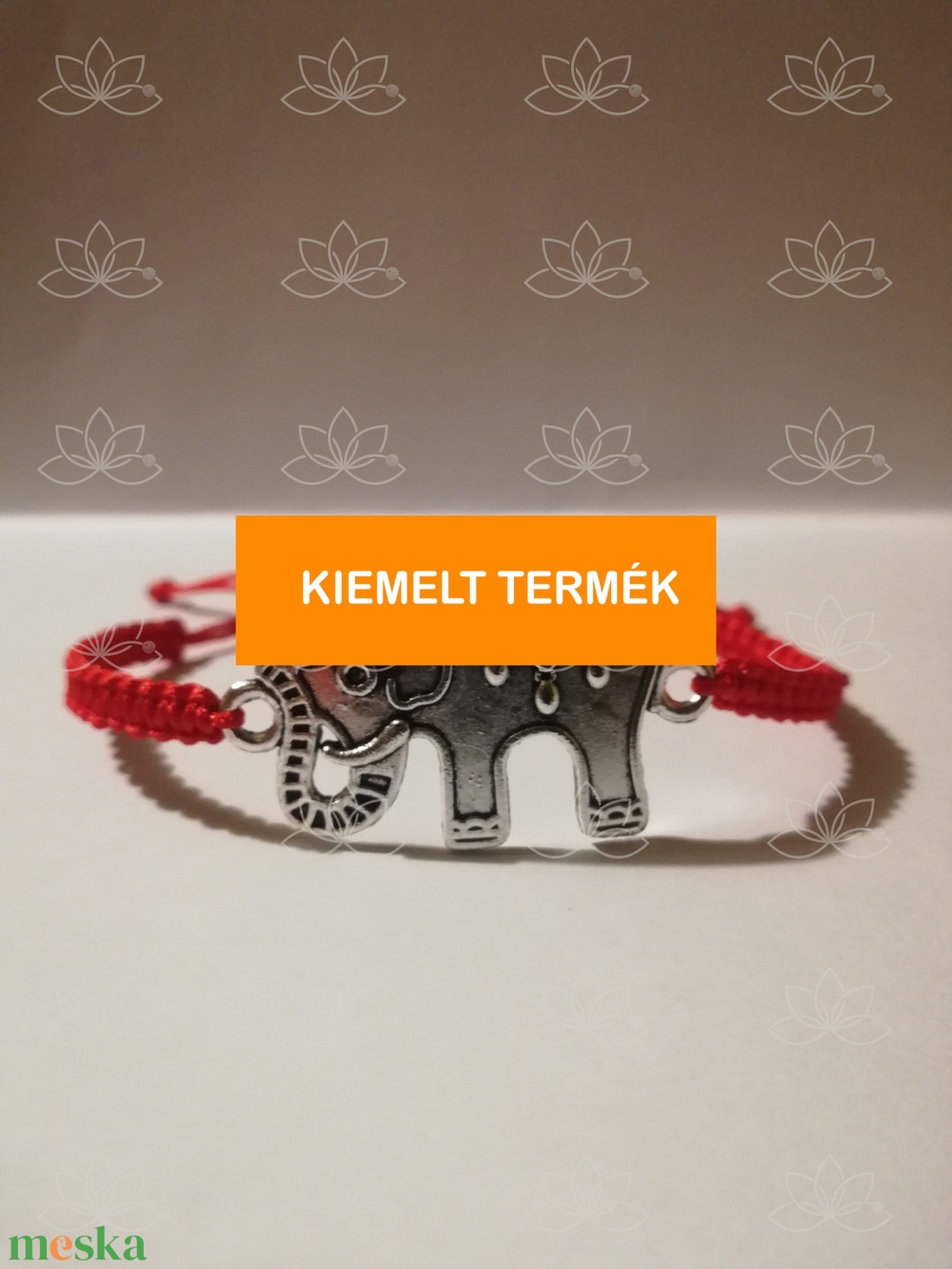 Egyedi csomózott karkötő - Elefánt - ékszer - karkötő - fonott karkötő - Meska.hu