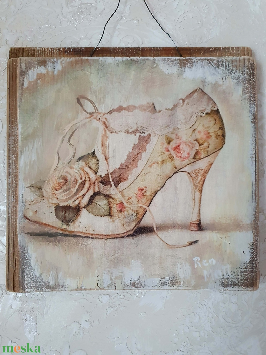 Vintage fatábla - otthon & életmód - dekoráció - kép & falikép - fából készült kép - Meska.hu