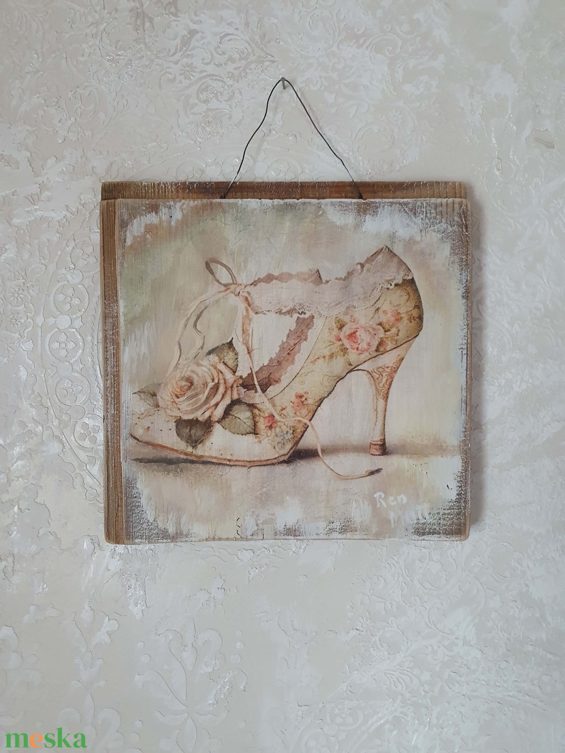Vintage fatábla - otthon & életmód - dekoráció - kép & falikép - fából készült kép - Meska.hu