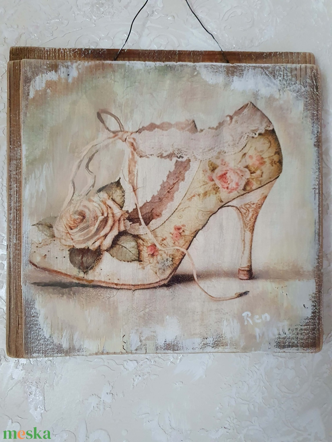 Vintage fatábla - otthon & életmód - dekoráció - kép & falikép - fából készült kép - Meska.hu