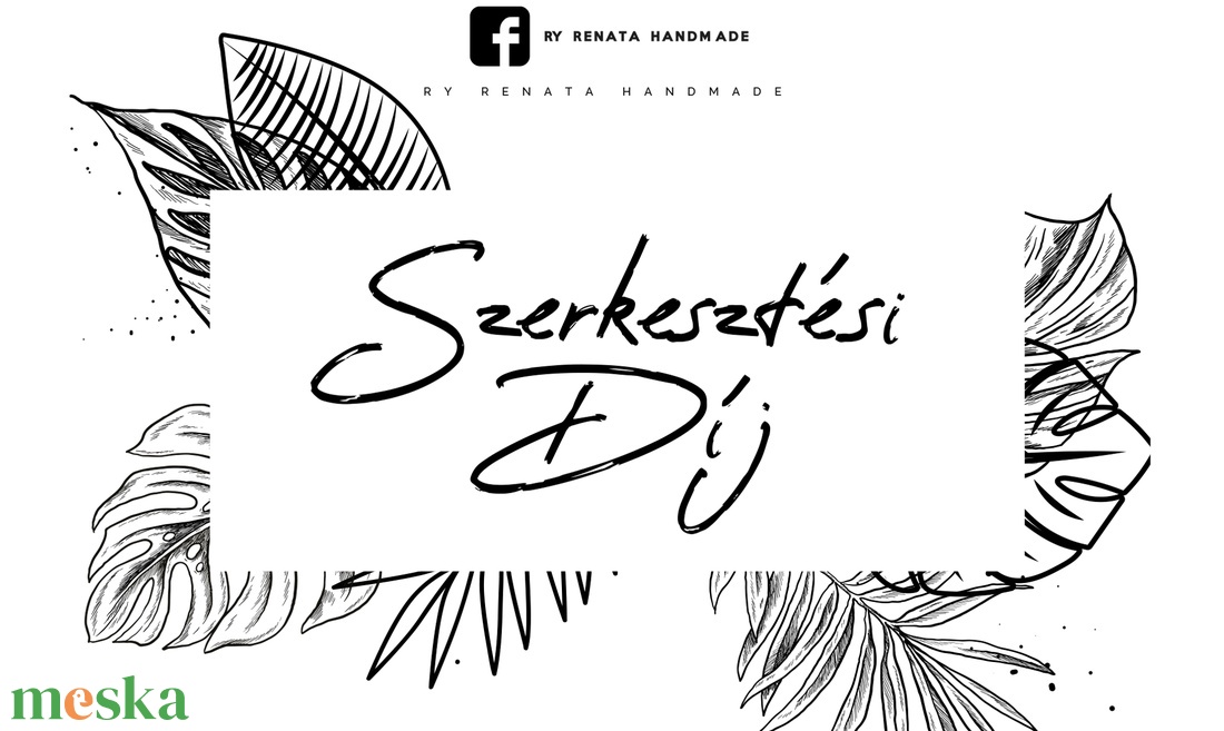 Szerkesztési Díj, pecsét tervezés akciós termékkép 1