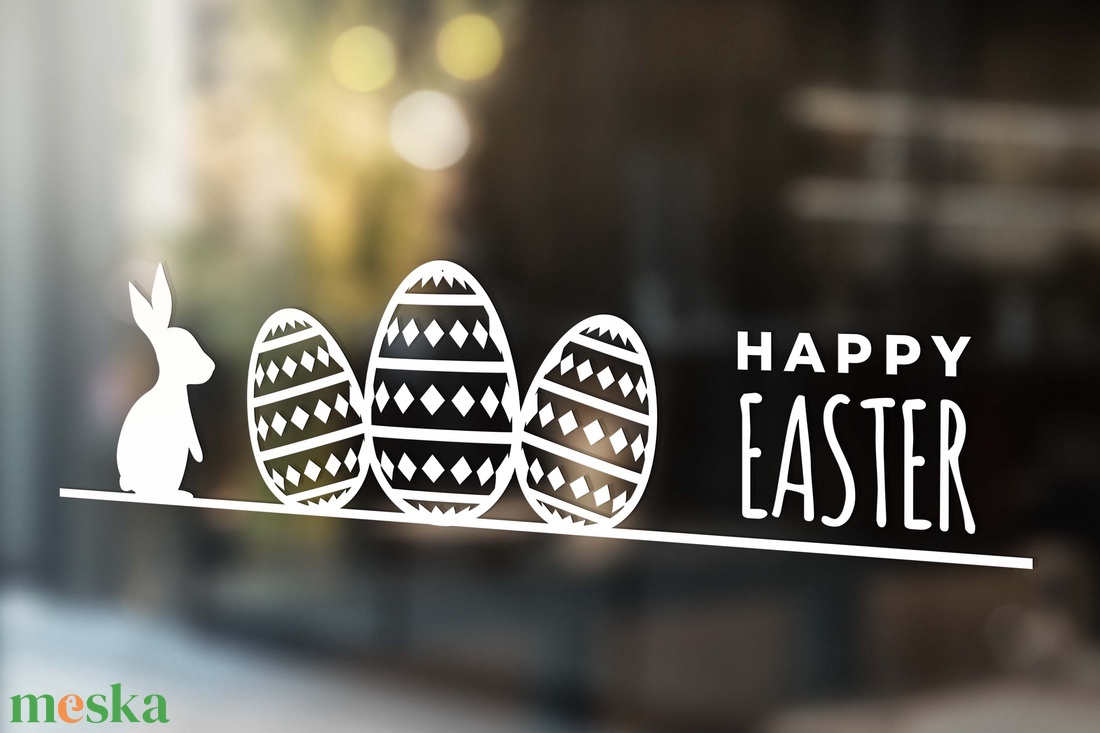 húsvéti ablakmatrica, ablakdísz, húsvéti lakásdekoráció, üvegre matrica, nyuszi, tojások, happy easter - otthon & életmód - dekoráció - ajtó- és ablak dekoráció - ablakmatrica - Meska.hu húsvéti ablakmatrica, ablakdísz, húsvéti lakásdekoráció, üvegre matrica, nyuszi, tojások, happy easter - otthon & életmód - dekoráció - ajtó- és ablak dekoráció - ablakmatrica - Meska.hu