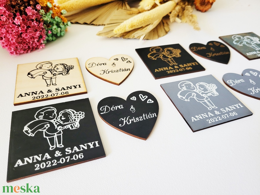 Köszönőajándék esküvői vendégeknek, fa hűtőmágnes - esküvő - emlék & ajándék - köszönőajándék - Meska.hu Köszönőajándék esküvői vendégeknek, fa hűtőmágnes - esküvő - emlék & ajándék - köszönőajándék - Meska.hu