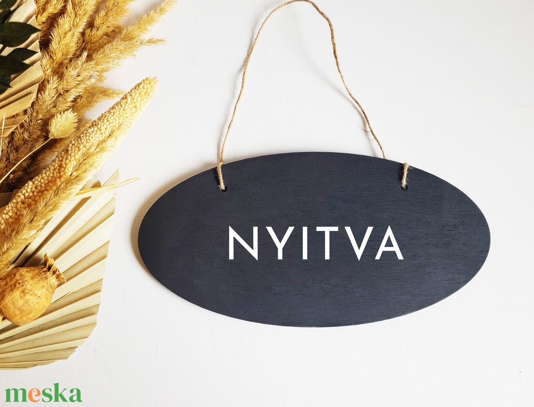 Nyitva Zárva tábla fából, Festett fekete vagy lazúrozott - otthon & életmód - dekoráció - fali és függő dekoráció - felirat - Meska.hu Nyitva Zárva tábla fából, Festett fekete vagy lazúrozott - otthon & életmód - dekoráció - fali és függő dekoráció - felirat - Meska.hu
