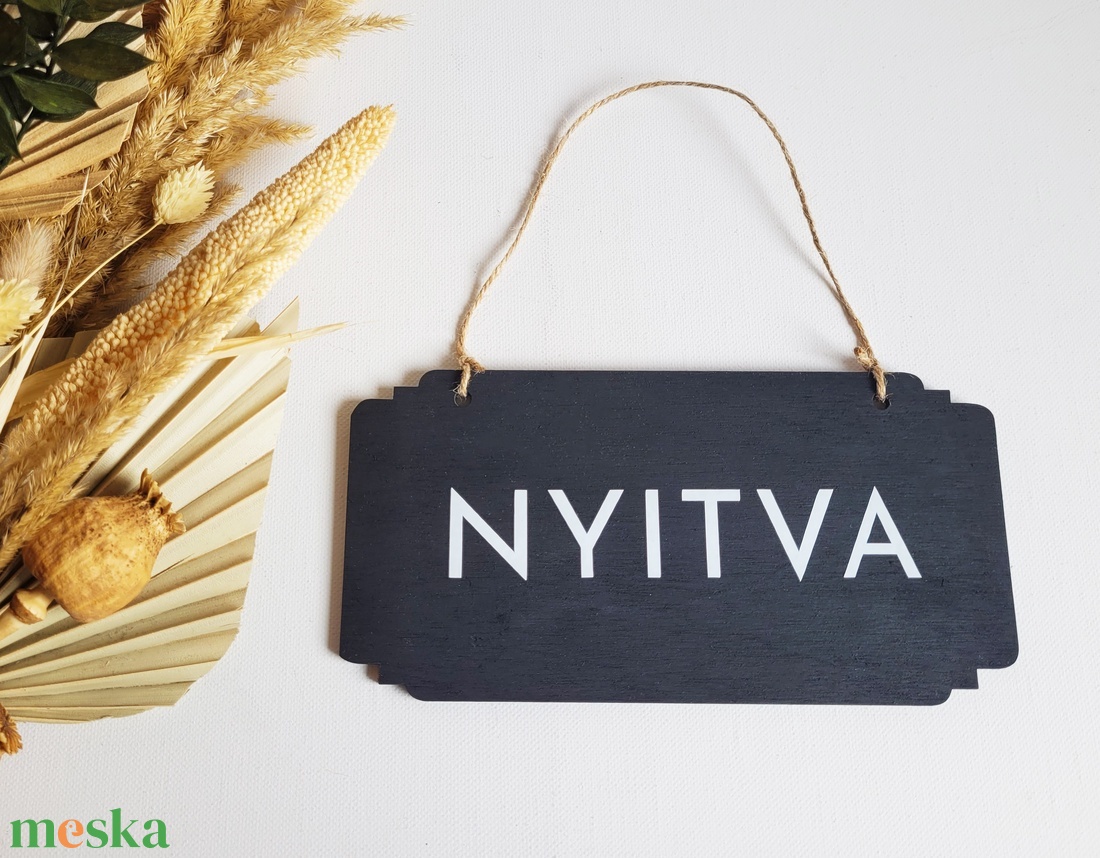 Nyitva Zárva tábla fából, Festett fekete vagy lazúrozott - otthon & életmód - dekoráció - fali és függő dekoráció - felirat - Meska.hu Nyitva Zárva tábla fából, Festett fekete vagy lazúrozott - otthon & életmód - dekoráció - fali és függő dekoráció - felirat - Meska.hu