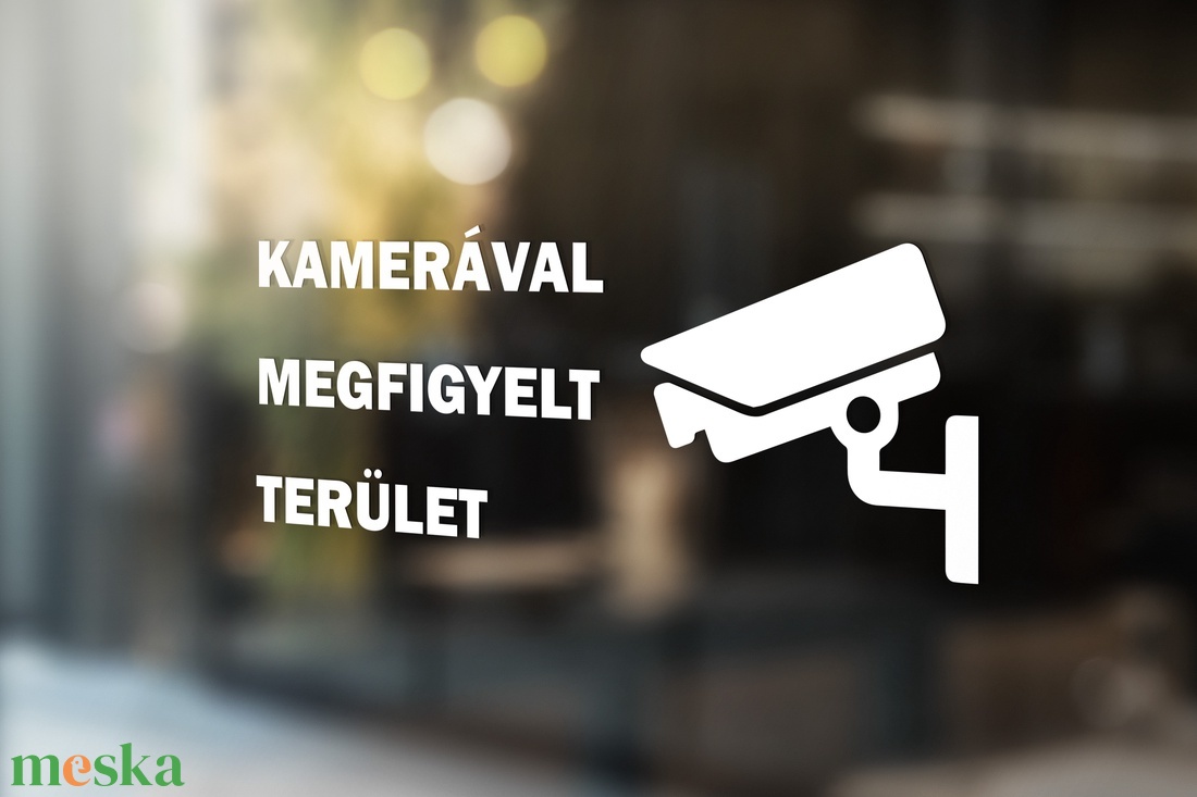 Kamerával megfigyelt terület matrica ablakra, kirakatra, piktogram - otthon & életmód - dekoráció - ajtó- és ablak dekoráció - ablakmatrica - Meska.hu Kamerával megfigyelt terület matrica ablakra, kirakatra, piktogram - otthon & életmód - dekoráció - ajtó- és ablak dekoráció - ablakmatrica - Meska.hu