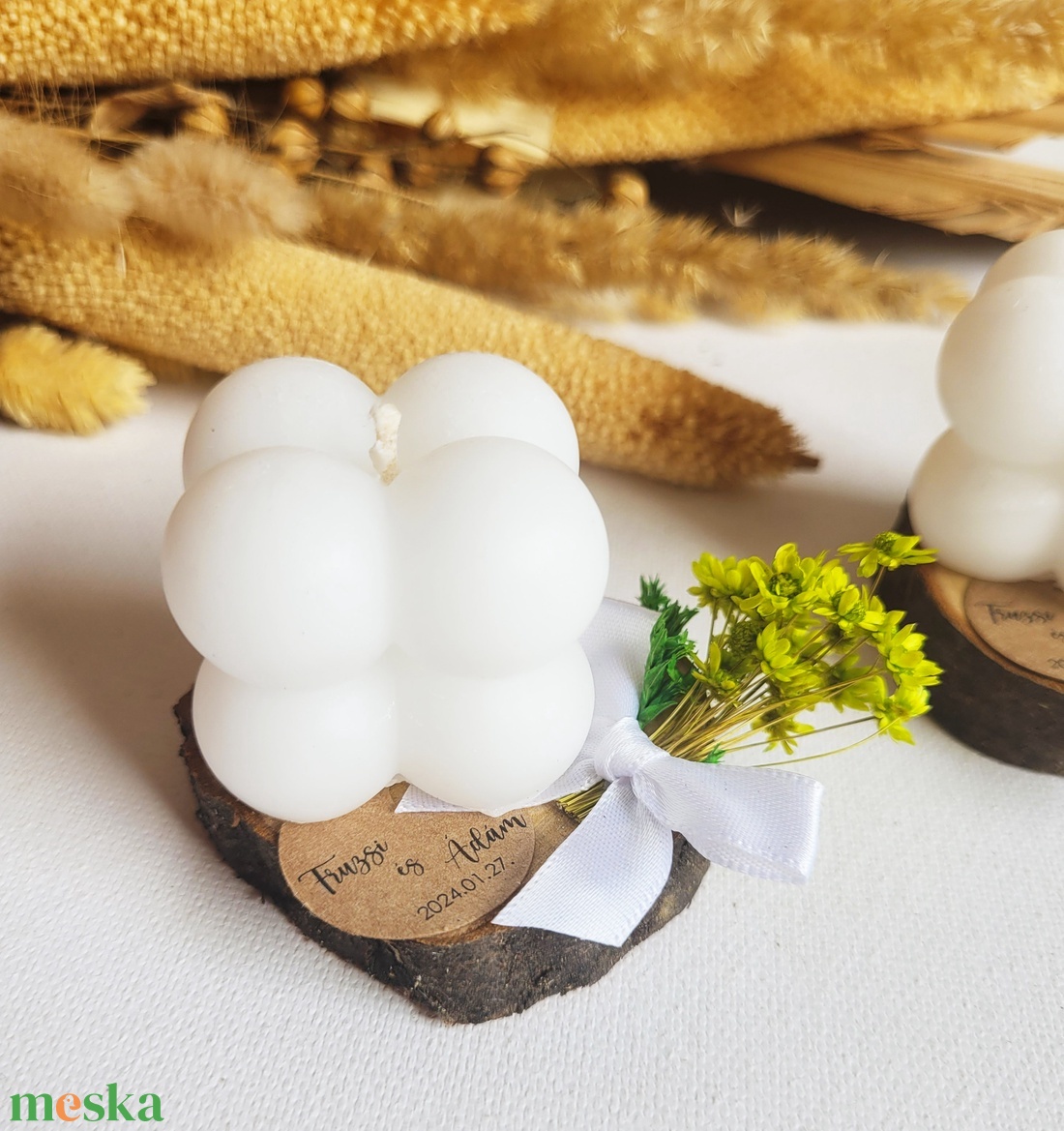 Esküvői gyertya fa korongon köszönőajándék, mini bubi - esküvő - emlék & ajándék - köszönőajándék - Meska.hu Esküvői gyertya fa korongon köszönőajándék, mini bubi - esküvő - emlék & ajándék - köszönőajándék - Meska.hu