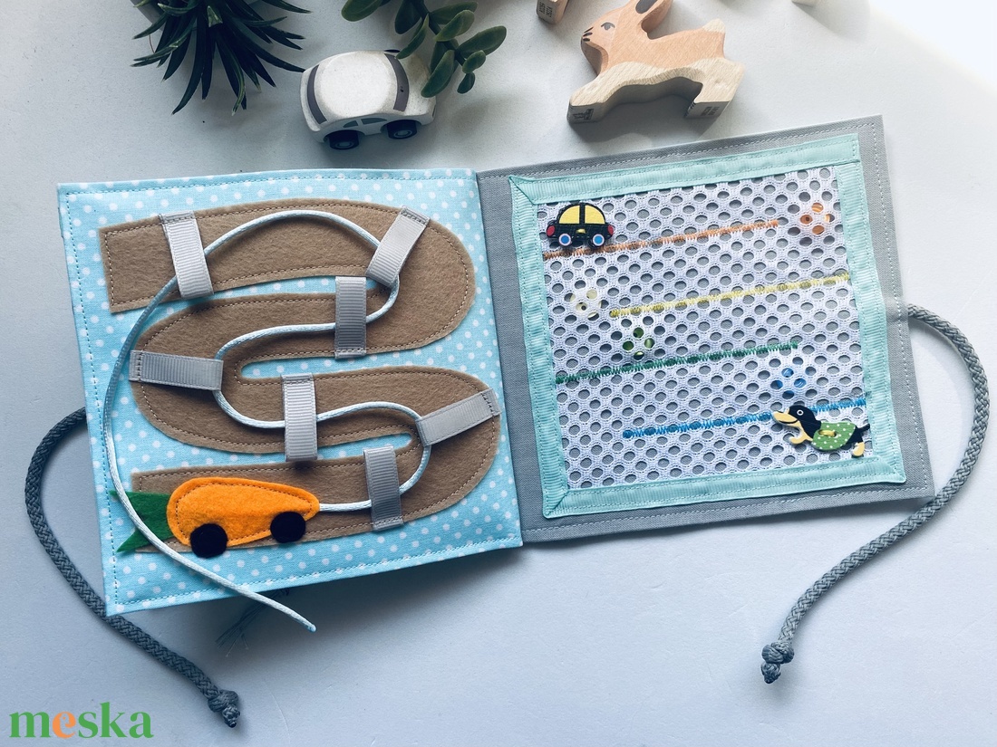 Matatókönyv gyerekeknek, fejlesztőkönyv, csendeskönyv 1 éves kortól, egyedi ajándék gyerekeknek - játék & sport - textilkönyv & babakönyv - Meska.hu