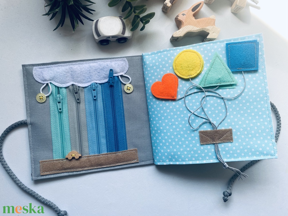 Matatókönyv gyerekeknek, fejlesztőkönyv, csendeskönyv 1 éves kortól, egyedi ajándék gyerekeknek - játék & sport - textilkönyv & babakönyv - Meska.hu