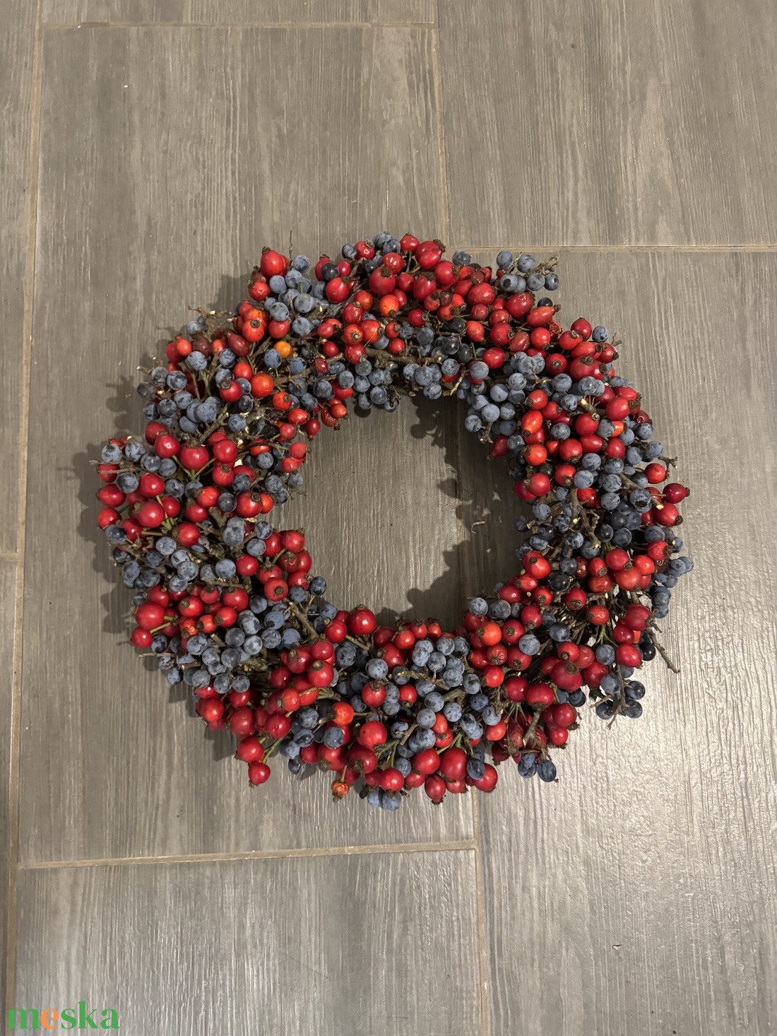 Csipkebogyó koszorú /ajtódísz - karácsony - adventi díszek - adventi gyertyadíszek és koszorúdíszek - Meska.hu