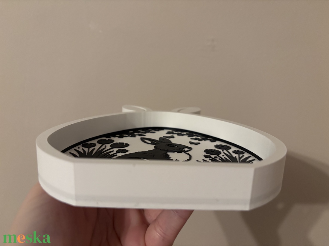 Húsvéti dísz sziluett - ünnepi díszek, dekorációk - húsvéti díszek és dekorációk - húsvéti asztaldíszek - Meska.hu