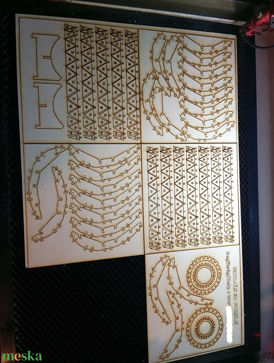 3D fa puzzle Fatojás - diy (csináld magad) - egységcsomag - Meska.hu