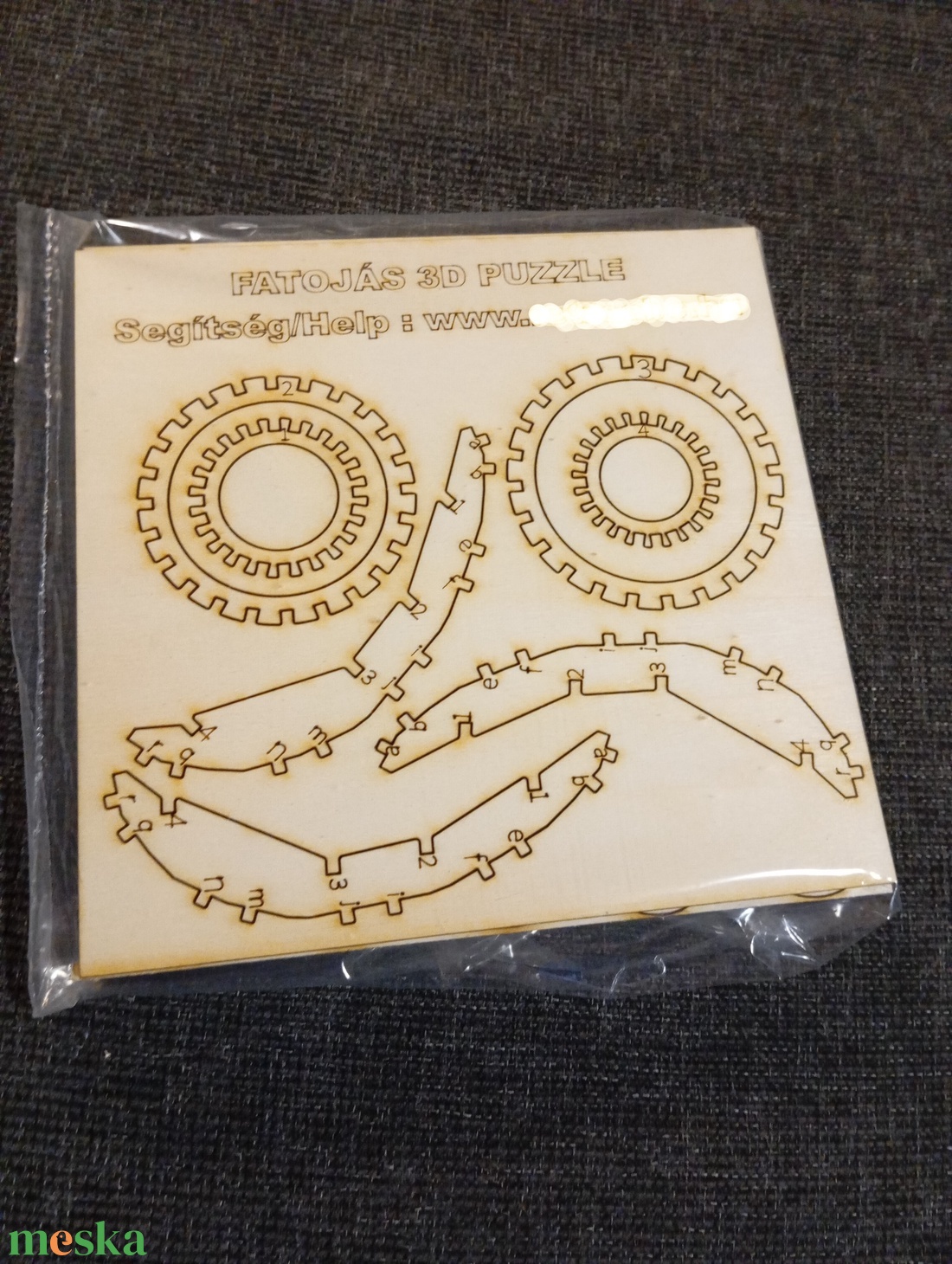 3D fa puzzle Fatojás - diy (csináld magad) - egységcsomag - Meska.hu