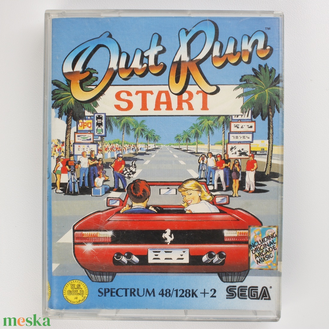 Out Run � ZX Spectrum kazettás játékprogram - művészet - bakelit lemezek & kazetták - Meska.hu