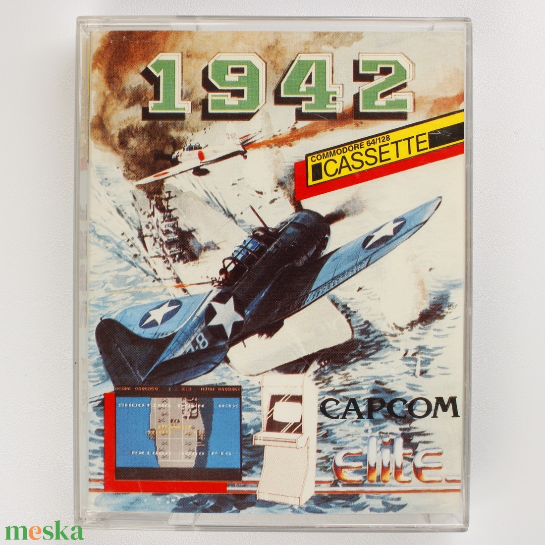 1942 � Commodore 64/128 � kazettás játékprogram - művészet - bakelit lemezek & kazetták - Meska.hu