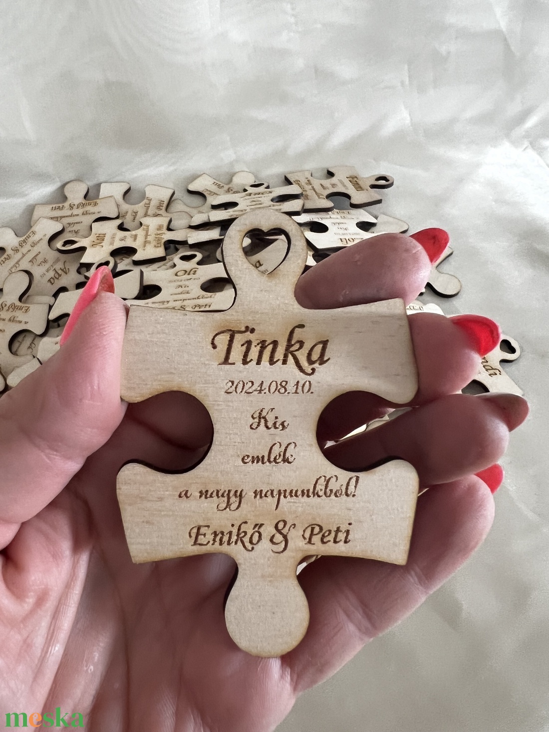 Puzzle köszönetajándék és ültető esküvőre - esküvő - emlék & ajándék - köszönőajándék - Meska.hu Puzzle köszönetajándék és ültető esküvőre - esküvő - emlék & ajándék - köszönőajándék - Meska.hu