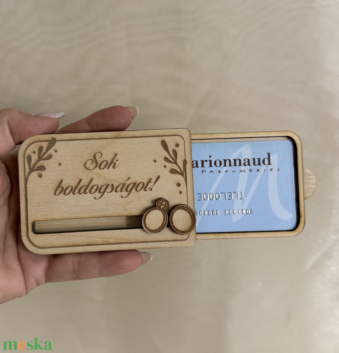 Ajándékkártya átadó dobozka - otthon & életmód - papír, írószer - ajándékozás kellékei - ajándékkísérő - Meska.hu