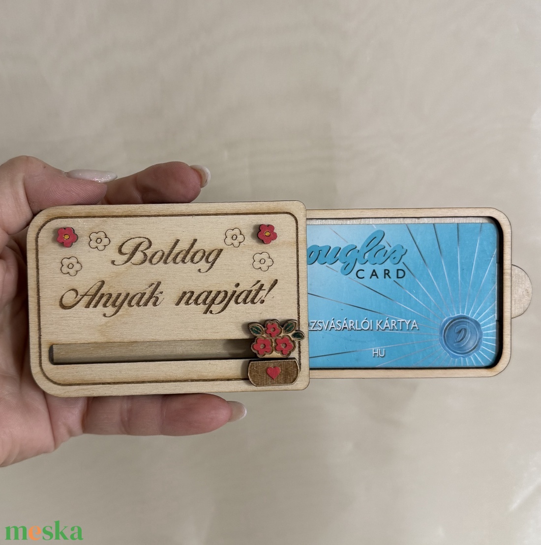 Ajándékkártya átadó dobozka - otthon & életmód - papír, írószer - ajándékozás kellékei - ajándékkísérő - Meska.hu