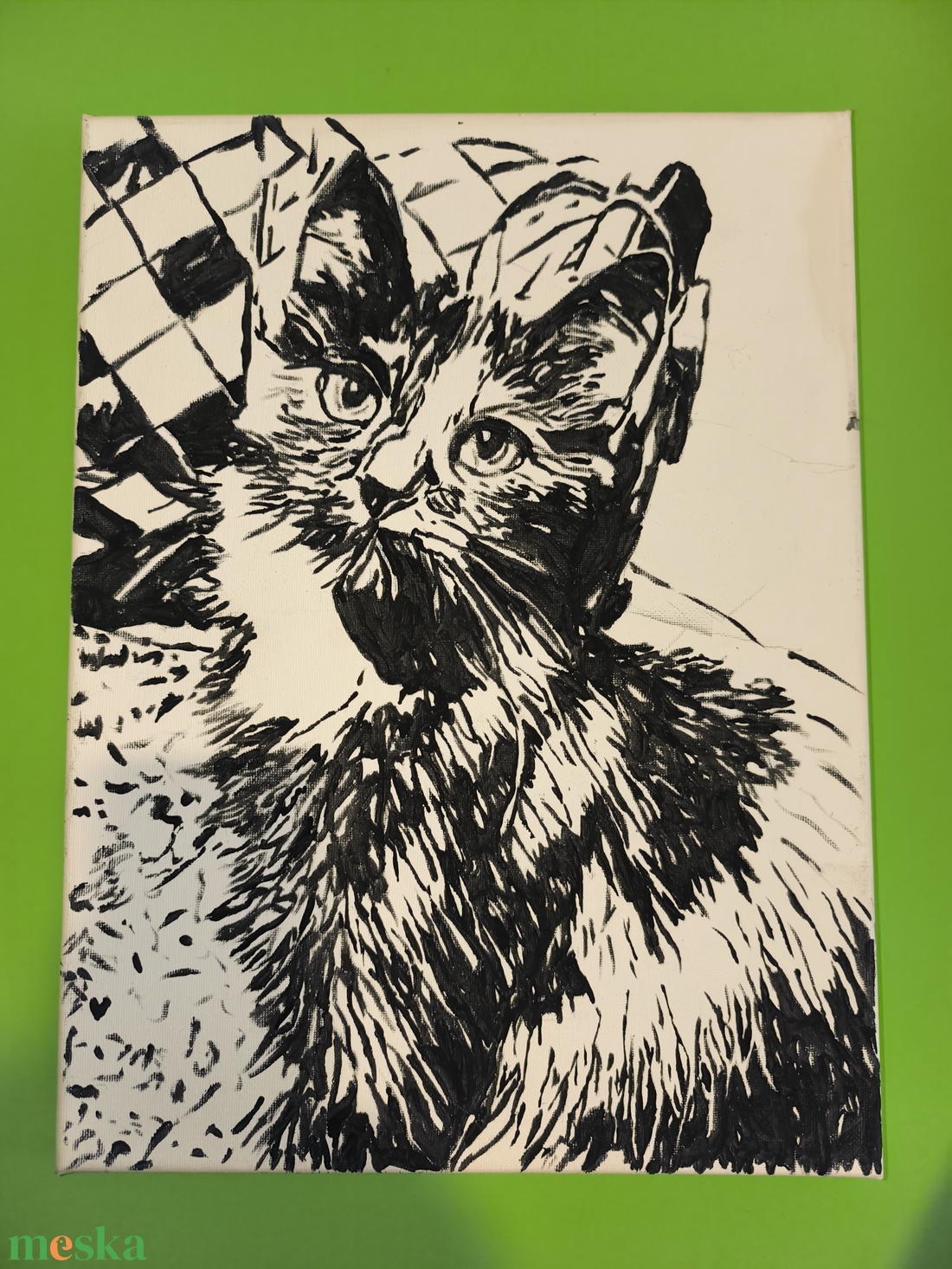 Kézzel festett akril vászonkép saját fotó alapján - művészet - festmény - akril - Meska.hu