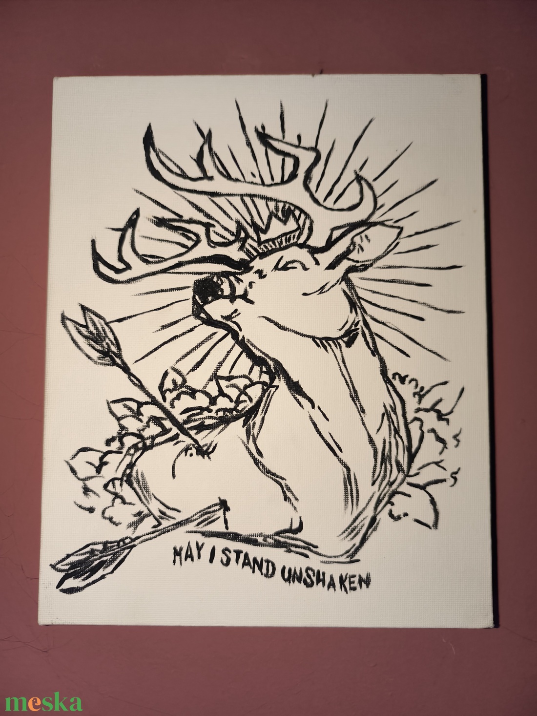 Kézzel festett rajongói festmények - művészet - festmény - akril - Meska.hu