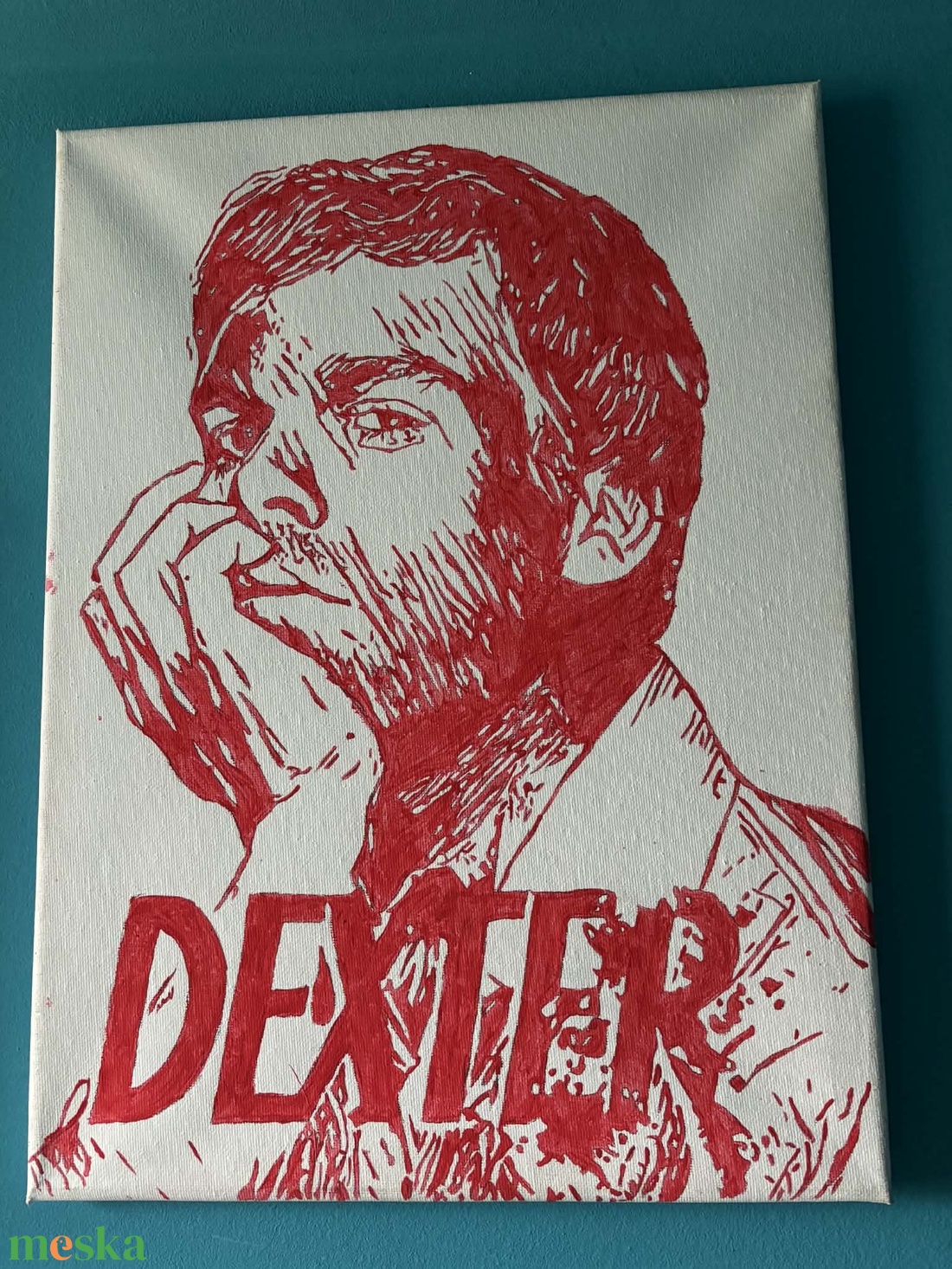 Kézzel festett rajongói festmények - művészet - festmény - akril - Meska.hu