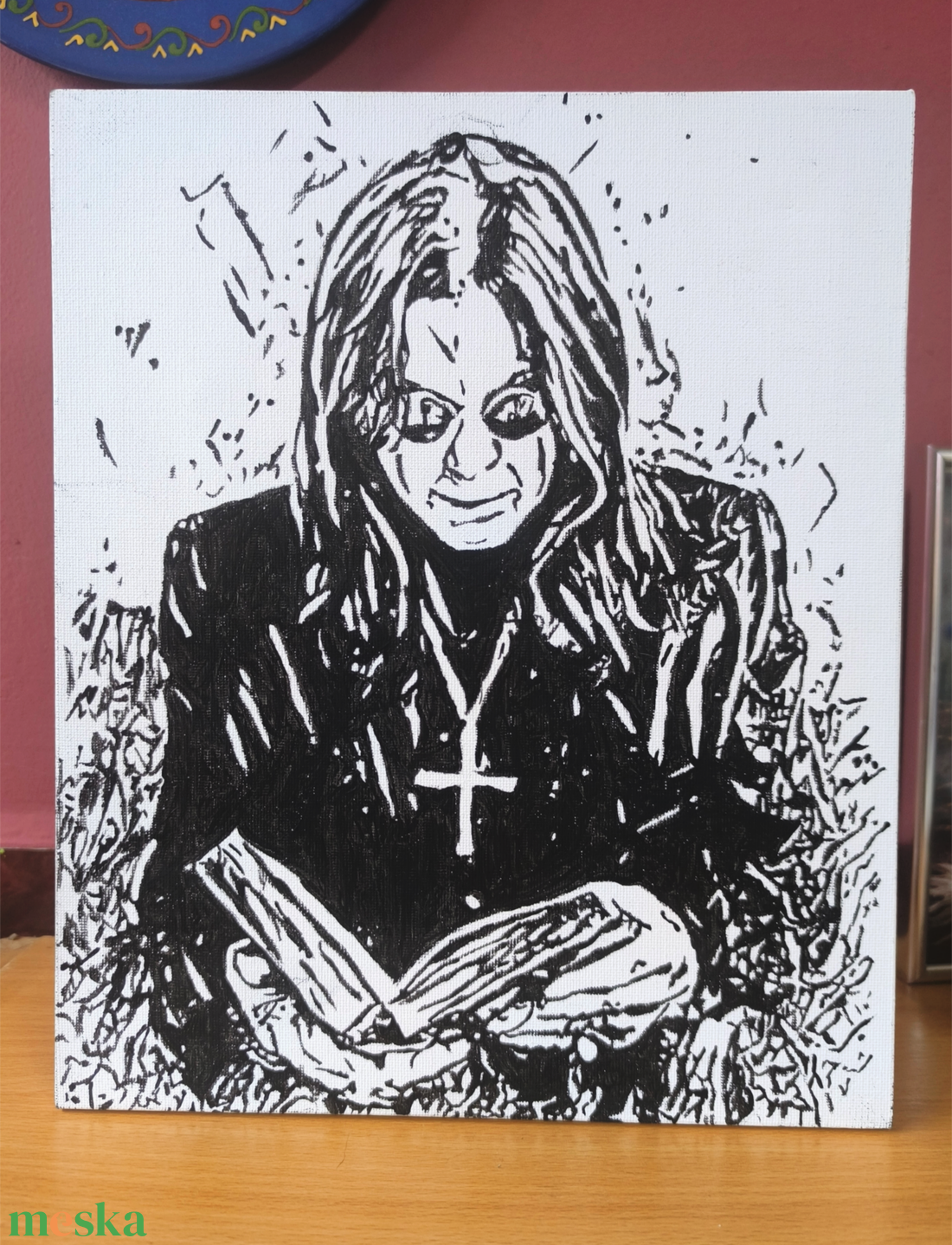 Kézzel festett rajongói festmények - művészet - festmény - akril - Meska.hu