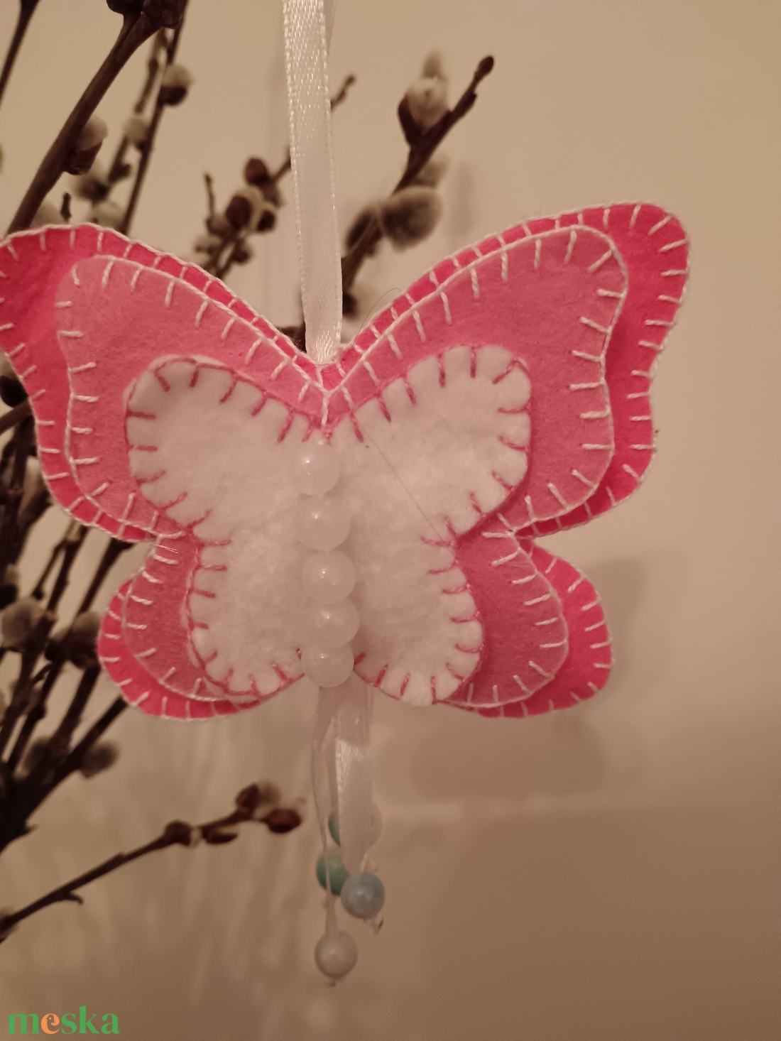 Filc pillangó  - otthon & életmód - dekoráció - dísztárgy - Meska.hu
