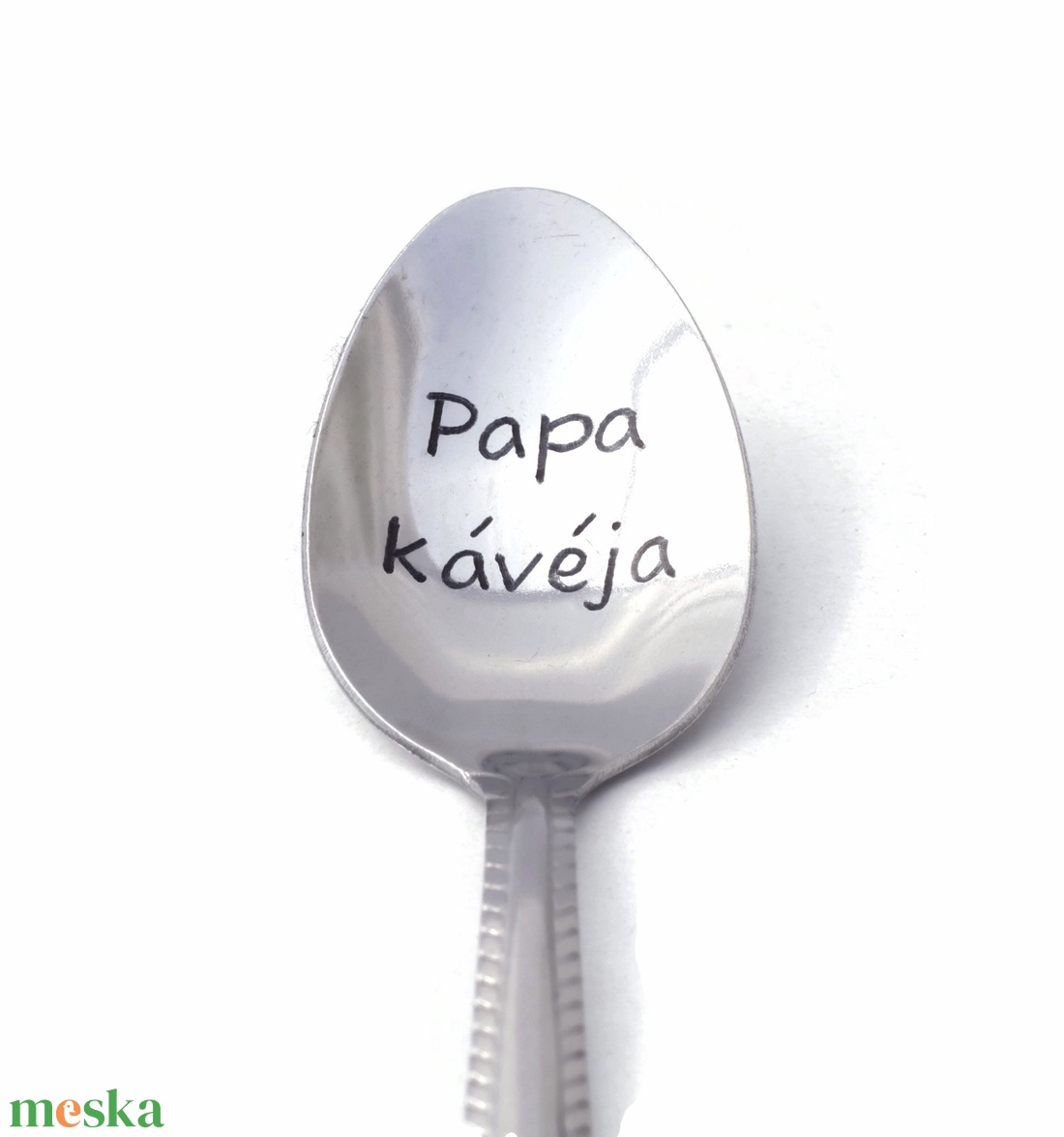 Papa kávéja! kiskanál - otthon & lakás - konyhafelszerelés, tálalás - tálalás - kanál & villa - Meska.hu