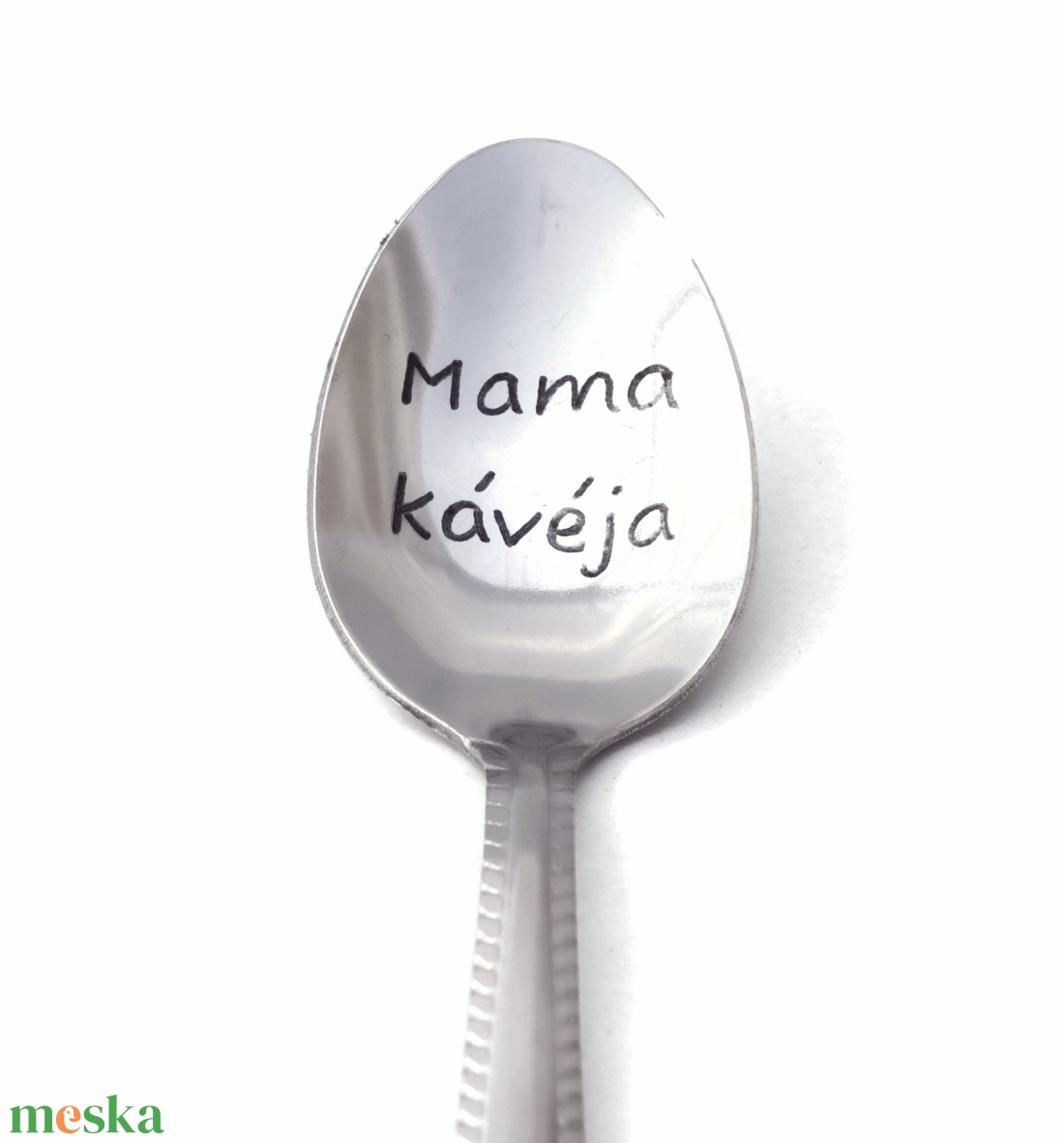 Mama kávéja! kiskanál - otthon & lakás - konyhafelszerelés, tálalás - tálalás - kanál & villa - Meska.hu