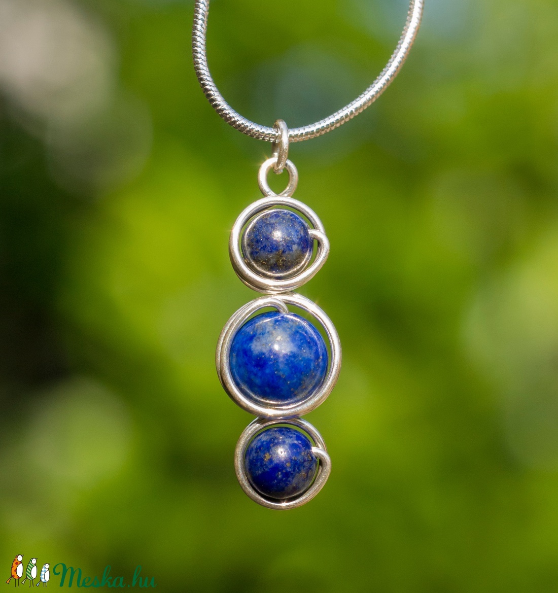 Ezüst lapis lazuli medál - - Meska.hu Ezüst lapis lazuli medál - - Meska.hu