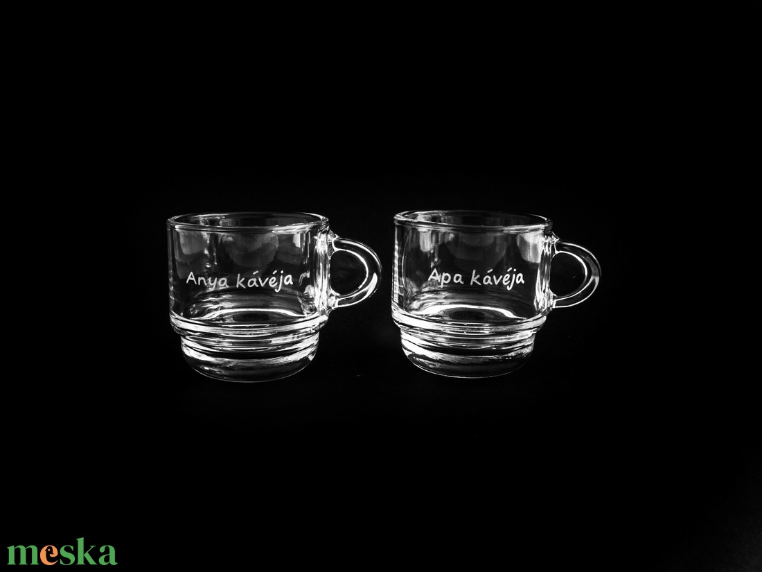 Apa, anya kávéja - otthon & életmód - konyhafelszerelés, tálalás - tálalás - pálinkás poharak, szettek - Meska.hu