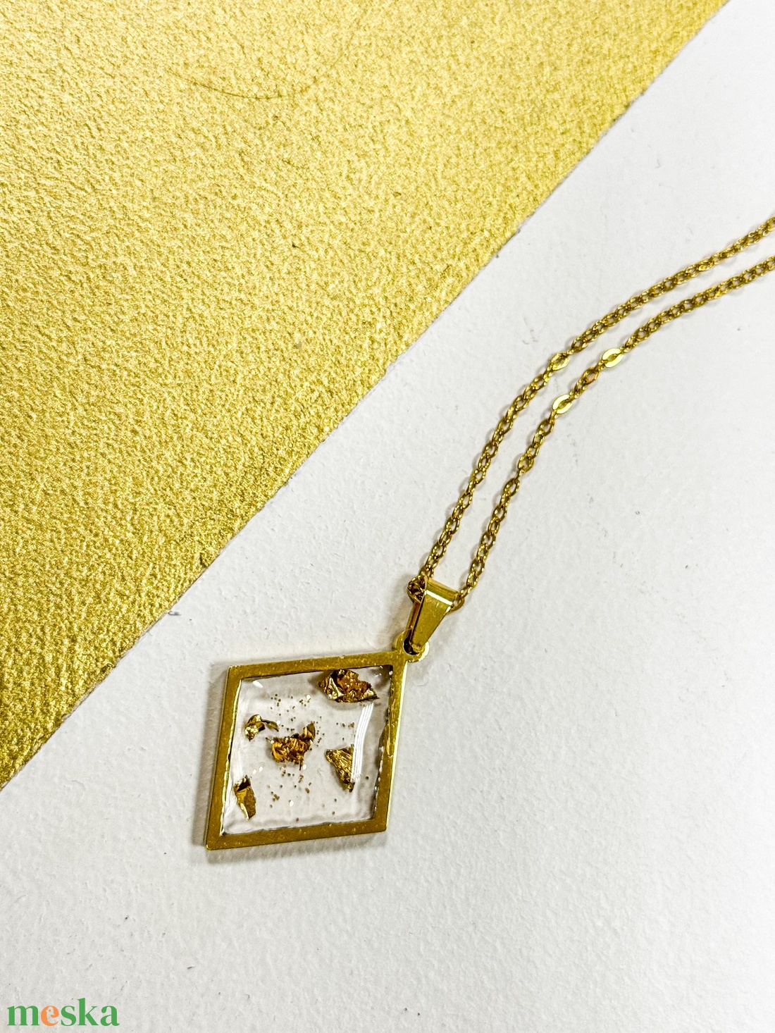 Dália diamond nyaklánc - ékszer - nyaklánc - medálos nyaklánc - Meska.hu Dália diamond nyaklánc - ékszer - nyaklánc - medálos nyaklánc - Meska.hu