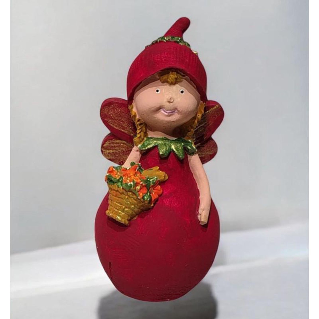 Kis tündérke - vörösbor - kellékek & szerszámok - dekorációs kellékek - figurák - Meska.hu