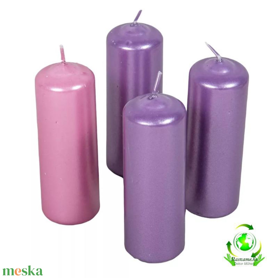 Metál henger gyertya szett 40x120mm - 3lila 1rózsaszín - kellékek & szerszámok - dekorációs kellékek - dekorációs gyertya - Meska.hu Metál henger gyertya szett 40x120mm - 3lila 1rózsaszín - kellékek & szerszámok - dekorációs kellékek - dekorációs gyertya - Meska.hu