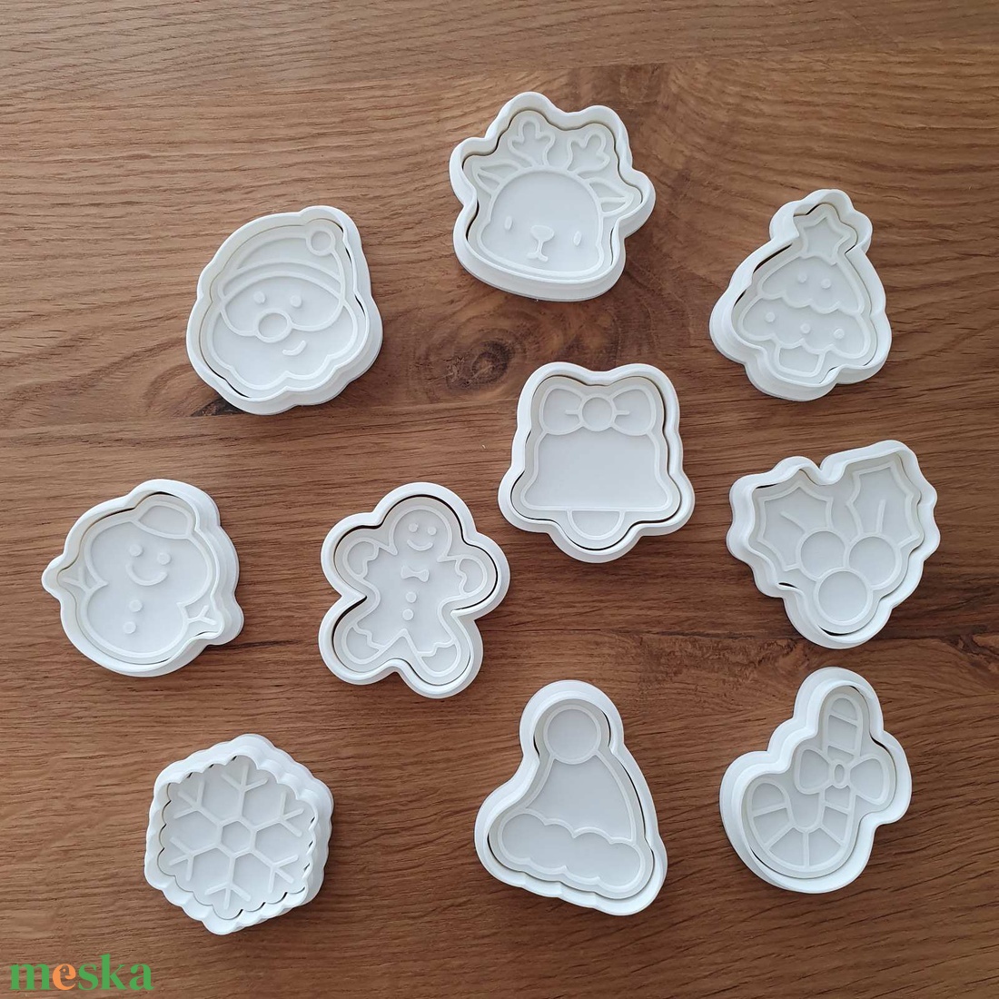 Karácsonyi mini sütikiszúró kollekció  3D nyomtatott formák (56 cm) - karácsony - karácsonyi sütés-főzés - Meska.hu Karácsonyi mini sütikiszúró kollekció  3D nyomtatott formák (56 cm) - karácsony - karácsonyi sütés-főzés - Meska.hu