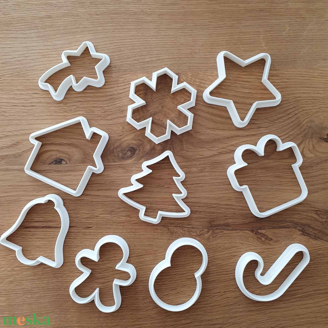 Karácsonyi nagy sütikiszúró szett  3D nyomtatott formák (8 cm) - karácsony - karácsonyi sütés-főzés - Meska.hu Karácsonyi nagy sütikiszúró szett  3D nyomtatott formák (8 cm) - karácsony - karácsonyi sütés-főzés - Meska.hu