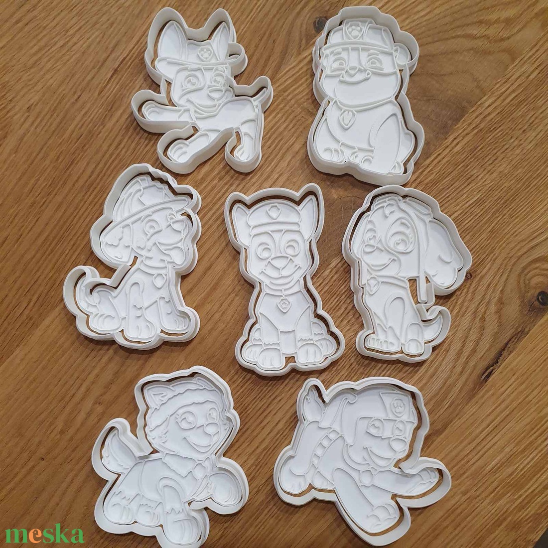Paw Patrol / Mancs Őrjárat sütikiszúró szett � 3D cookie cutter - otthon & életmód - konyhafelszerelés, tálalás - sütés, főzés - sütikiszúró - Meska.hu