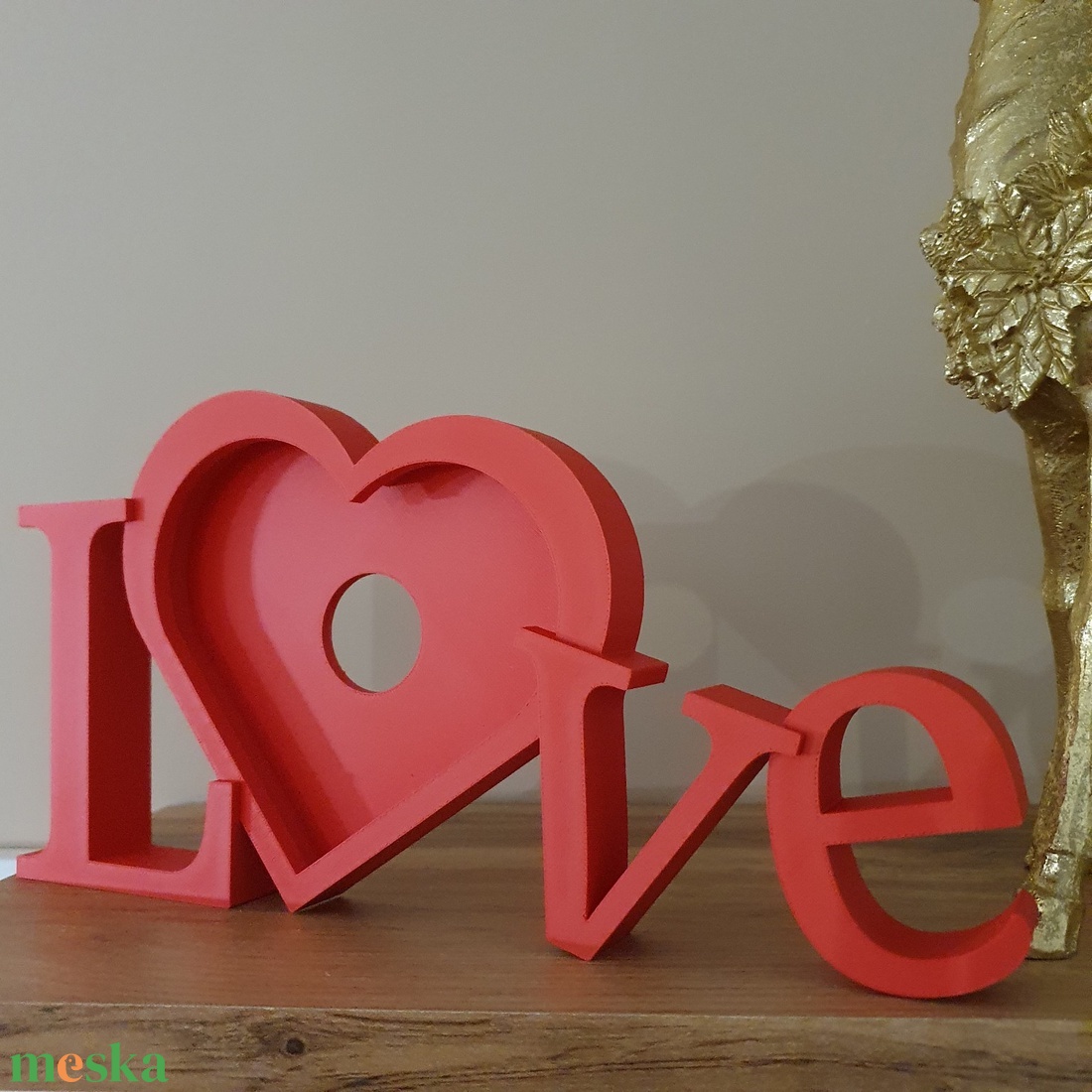 LOVE feliratos szíves képkeret � egyedi fotós dekor, romantikus ajándék - otthon & életmód - dekoráció - kép & falikép - képkeret - Meska.hu
