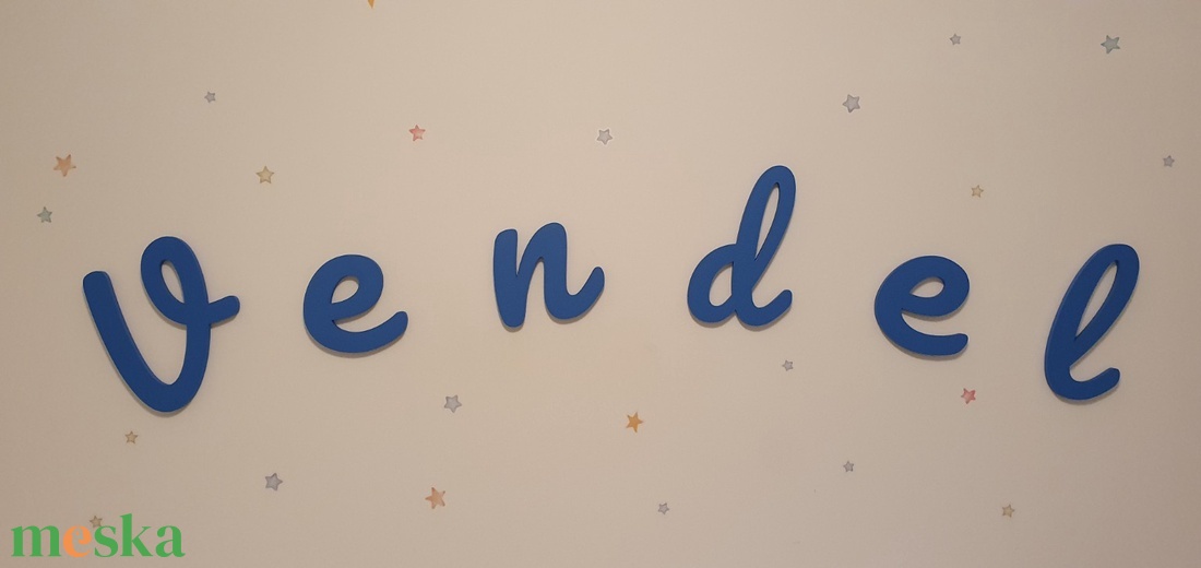 Egyedi név faldekor � modern 3D betűk, több méretben, stílusban és színben - otthon & életmód - dekoráció - fali és függő dekoráció - betű & név - Meska.hu