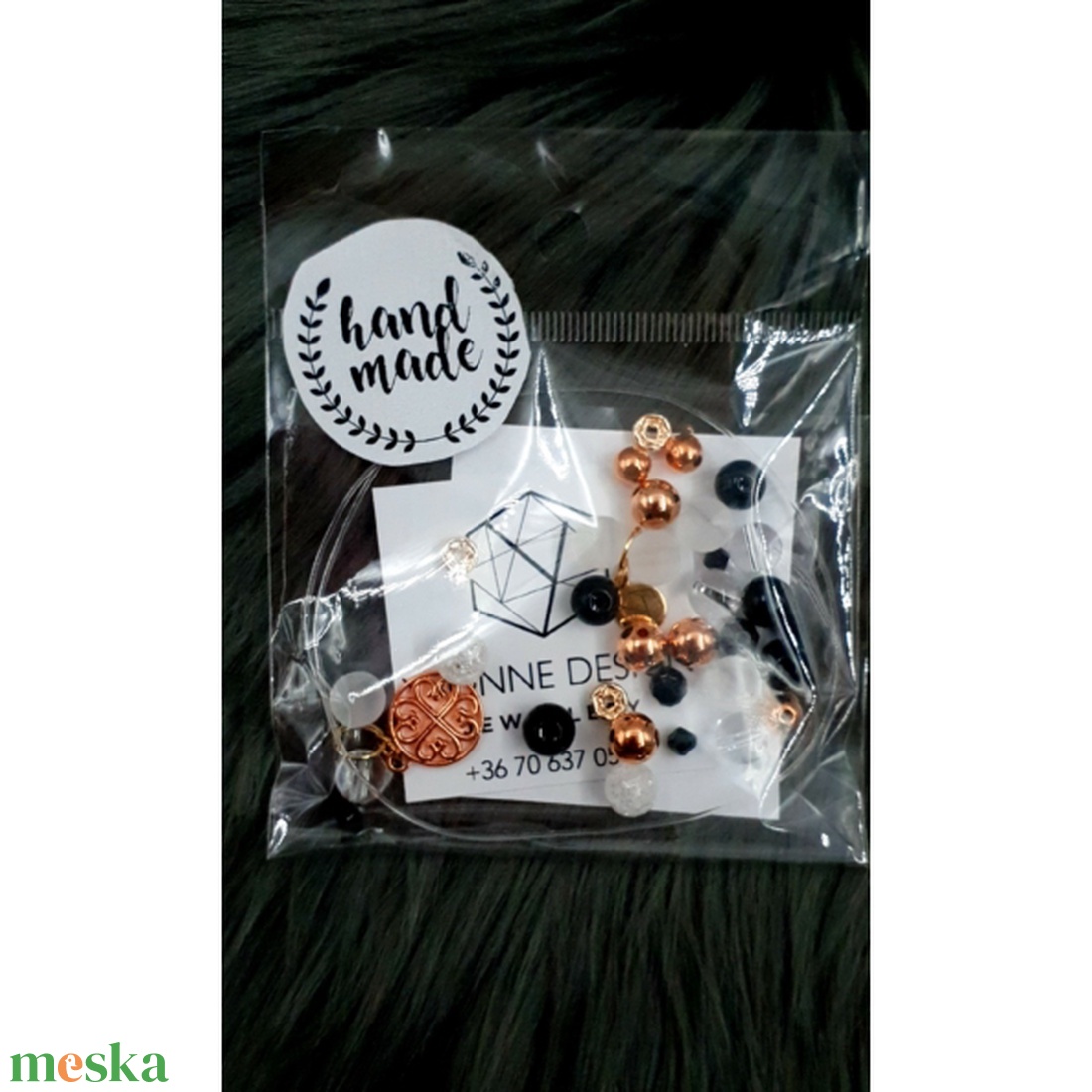 Hand made csomag rosegold virág - diy (csináld magad) - egységcsomag - Meska.hu
