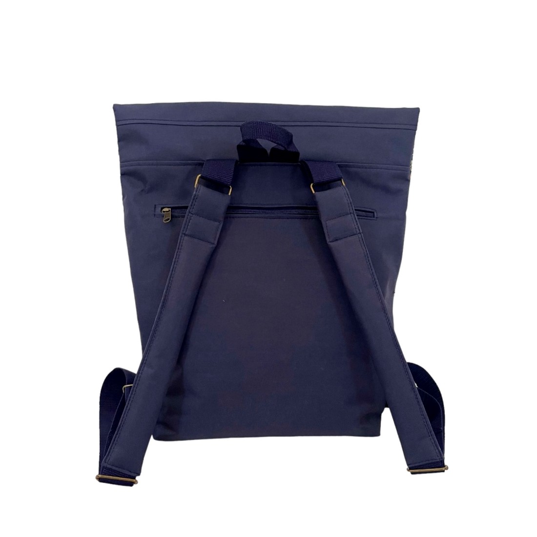 SuziartBag Sötétkék apró virágos nagyméretű hátizsák - táska & tok - kézitáska & válltáska - válltáska - Meska.hu