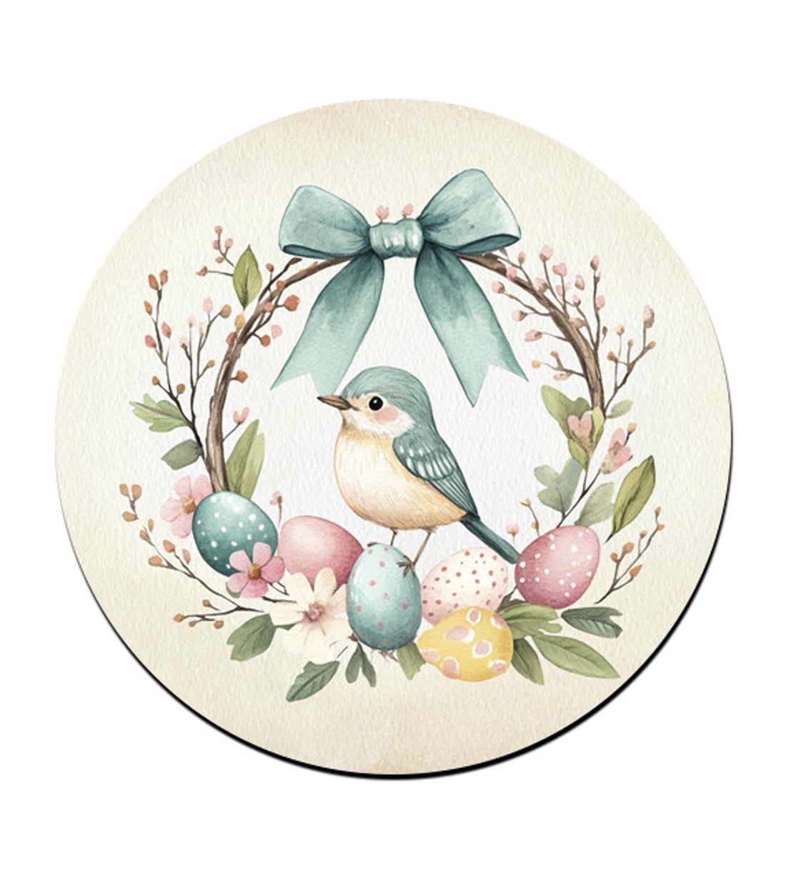 3 db tündéri vintage húsvéti kör alakú alátét szett (#41) -  - Meska.hu