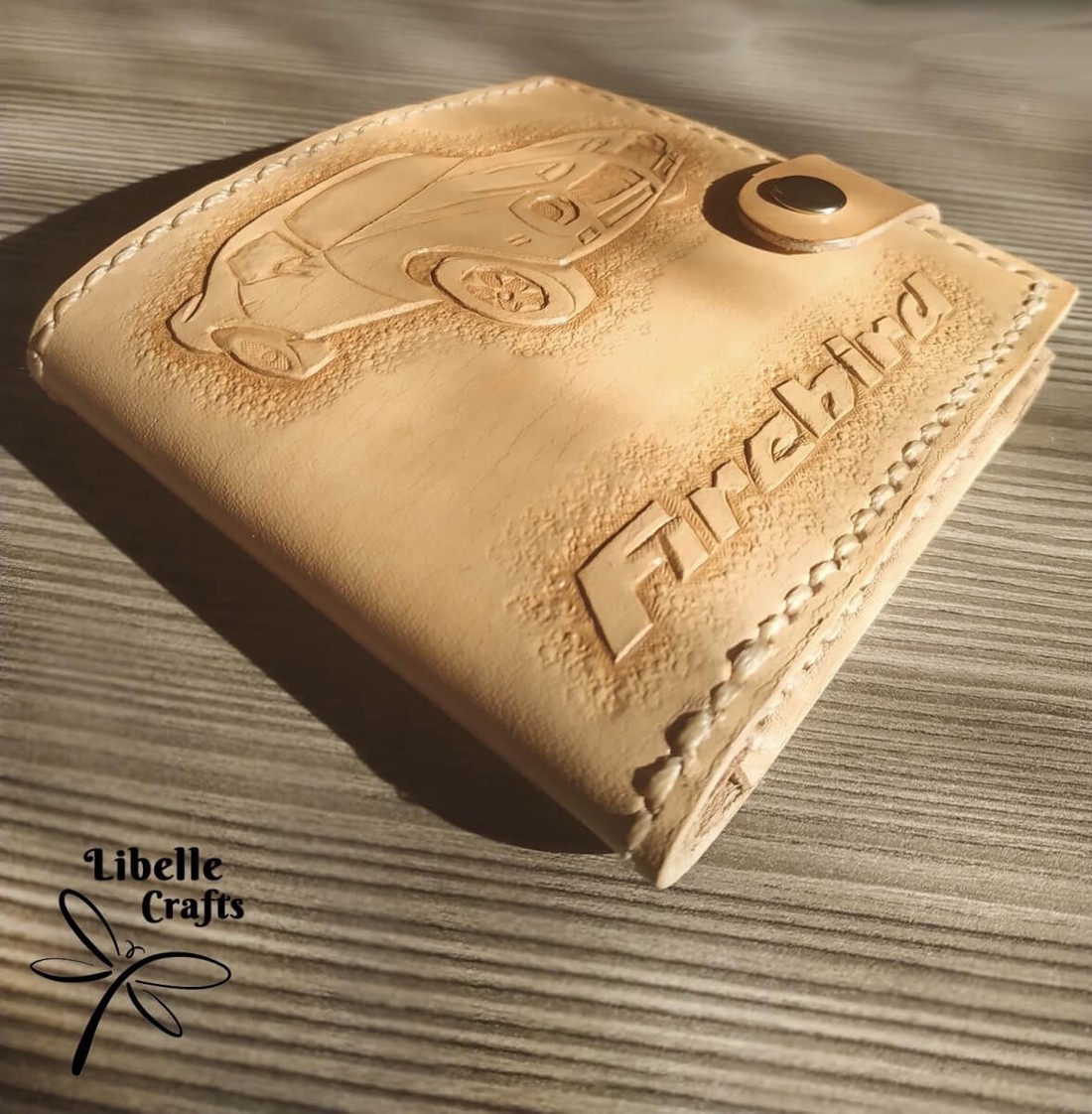 Autós pénztárca  1972-es Pontiac Firebird - táska & tok - pénztárca & más tok - pénztárca - férfi pénztárca - Meska.hu