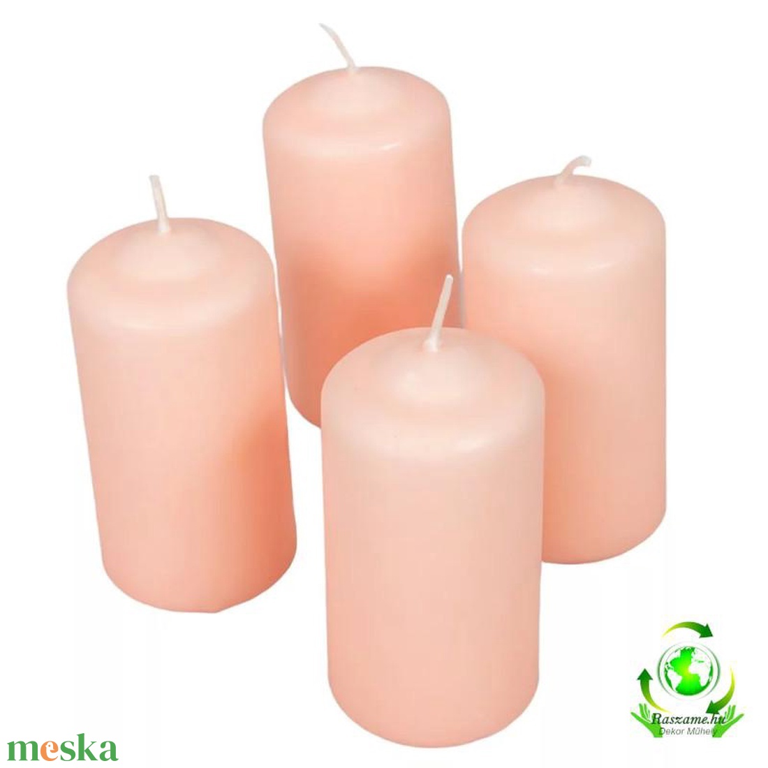 Mártott henger gyertya 50x100 mm - korall - kellékek & szerszámok - dekorációs kellékek - dekorációs gyertya - Meska.hu Mártott henger gyertya 50x100 mm - korall - kellékek & szerszámok - dekorációs kellékek - dekorációs gyertya - Meska.hu