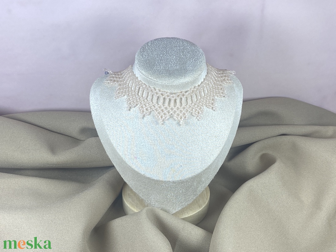 KÉSZLETEN- Gyöngynyaklánc - ékszer - nyaklánc - gyöngyös nyaklánc - Meska.hu