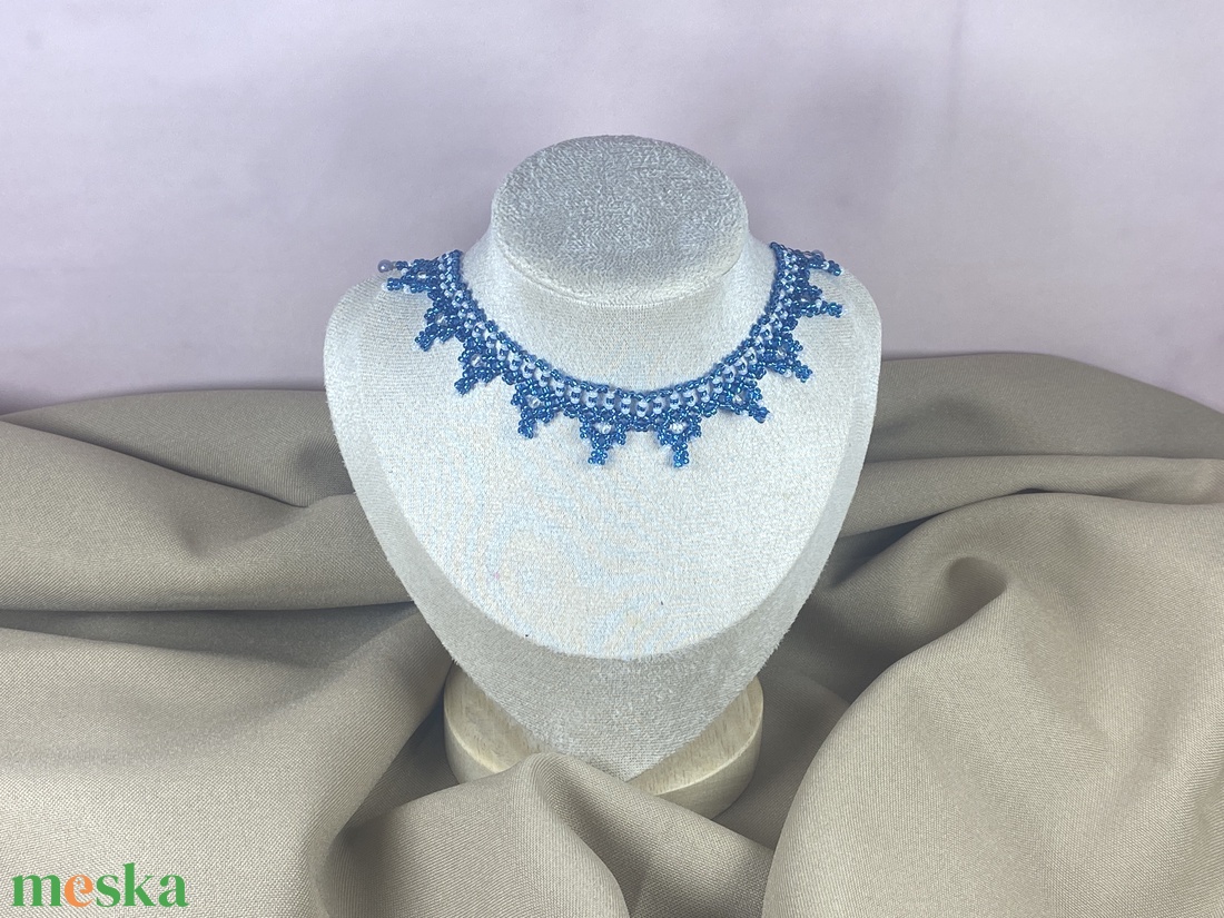 KÉSZLETEN- Gyöngynyaklánc - ékszer - nyaklánc - gyöngyös nyaklánc - Meska.hu