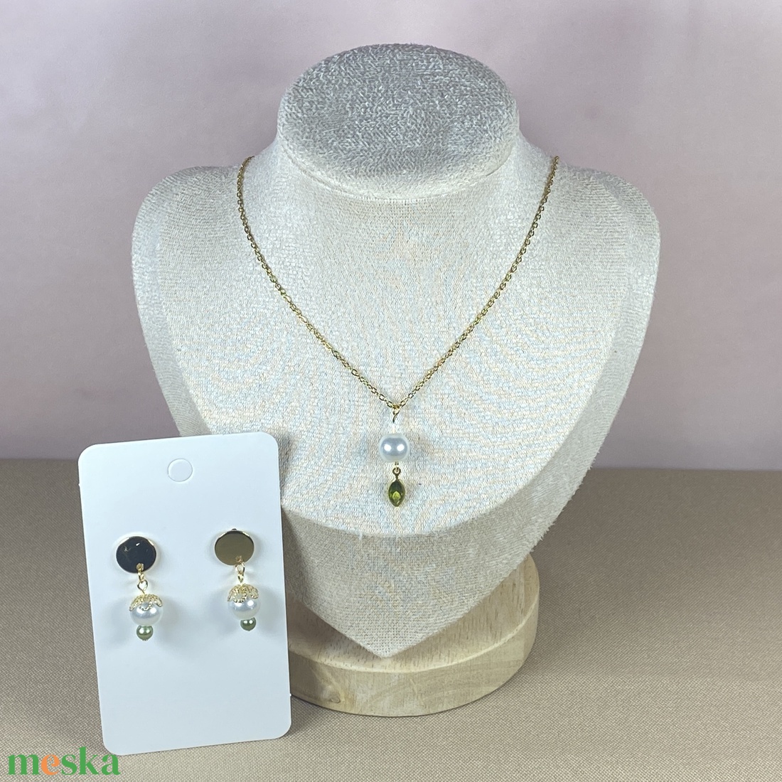 Gyöngyös ékszer szett  - ékszer - ékszerszett - Meska.hu