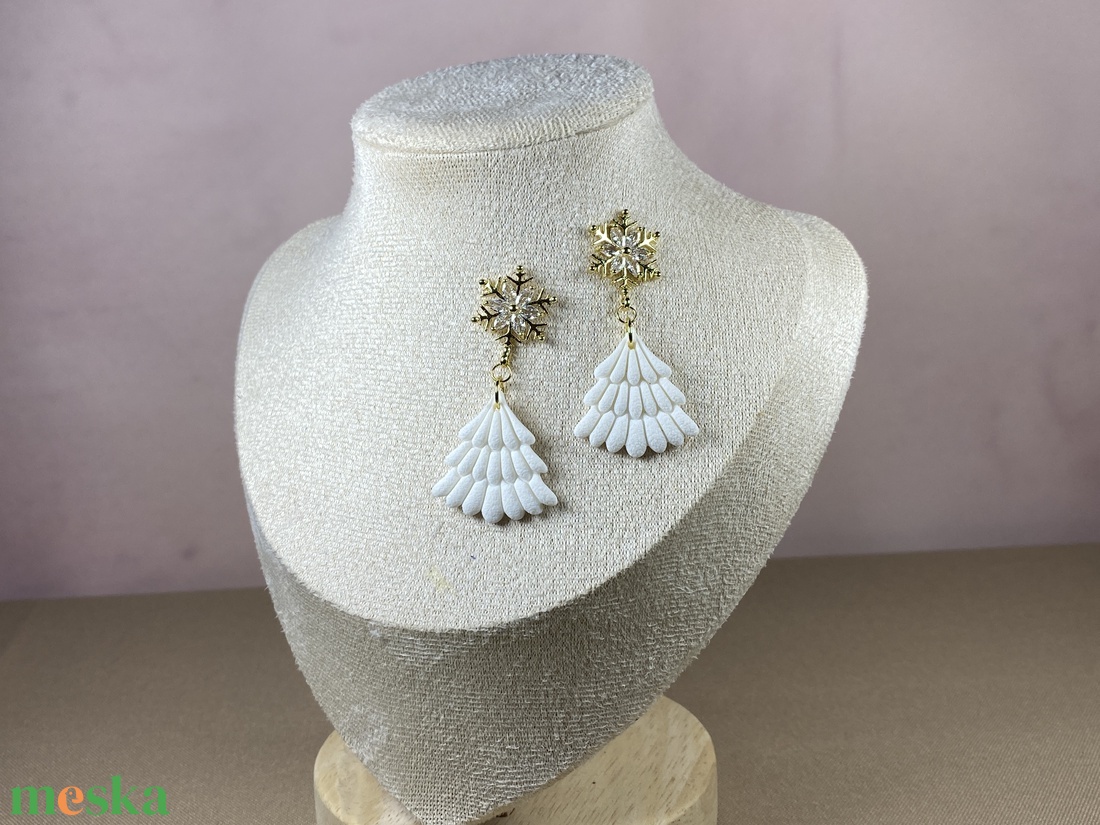 Pasztell karácsony - fenyőfa - ékszer - ékszerszett - Meska.hu