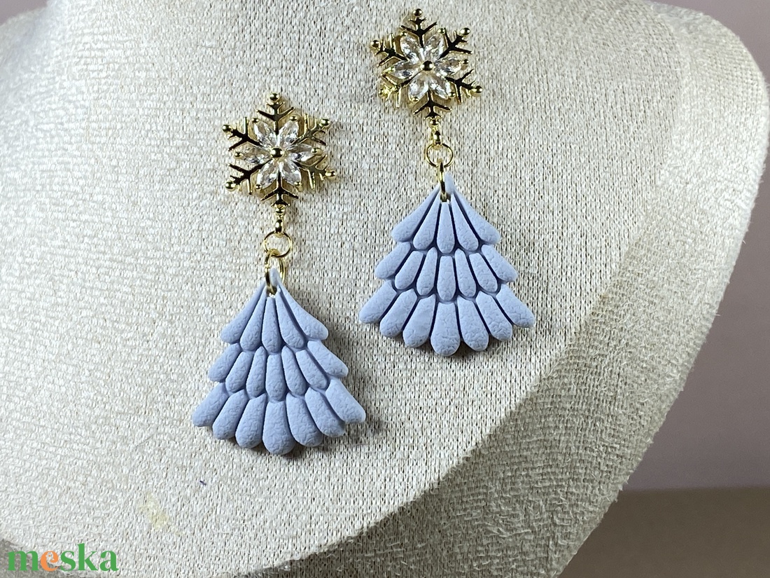 Pasztell karácsony - fenyőfa - ékszer - ékszerszett - Meska.hu